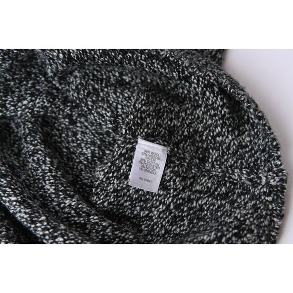 J. Jill Sweater Women's Sz S Black Marled Cotton Sweater Casual Top Pullover - Picture 8 of 12